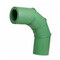Bend 90° Green pipe in PP-R SDR7.4